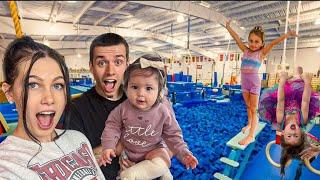 Azyla's first time doing gymnastics!!