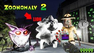 Zoonomaly 2 Official Full Gameplay I Saw Terrible Monsters Like Catnap, Lion and Zookeeper Wonman