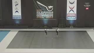 ICU Europeans 2022 Pom Doubles - Team Slovenia