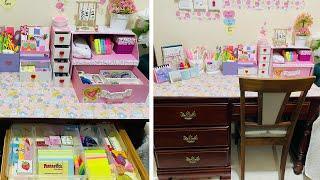 Study Table Organization Idea / Stationery Organization / Stationery Supplies