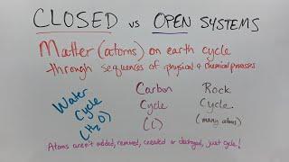 Closed & Open Systems