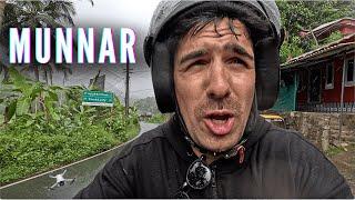 I CRASHED MY DRONE IN MUNNAR!  Kerala by motorbike (episode 2) INDIA VLOG