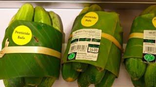 Supermarkets Are Using Banana Leaves Instead Of Plastic To Help Save The Environment