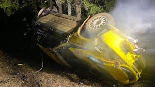 Saaremaa rally 2023 T.Bortnik rollover ss2