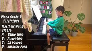 Matthew Wang 315676 Piano Grade 3