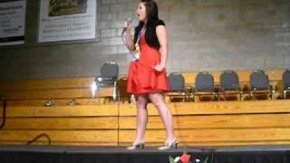 Nikki Tatge Singing at Talent Show