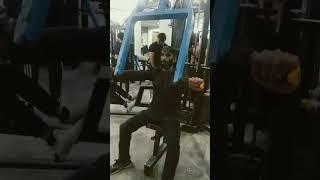 Chest press gym workout short video #mrbabarfitnesslegend