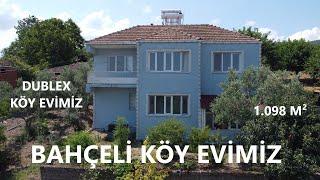 MUHTEŞEM KONUM - 2 KATLI DUBLEX KÖY EVİ VE ARSASI -1.098 M² ALANA SAHİP - MANYAS KIZIK - İLÇEYE 5 DK