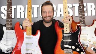 ULTIMATE Stratocaster Comparison! - From Squier Affinity to Fender Custom Shop!