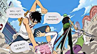 When Luffy hears about Garp!?! | One Piece Skit