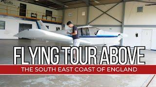 Flying above the South East Coast of England | Private Pilot | Robin Aiglon | Outbound Diaries