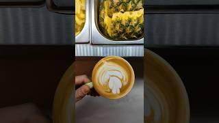 Barista training 🩶 latte art #lattear #baristalife #shorts