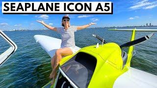 $379,000+ ICON A5 SEAPLANE / Amphibious Light-Sport Aircraft Aviation Demo Flight & "Boat" Tour