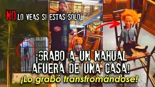 Grabó a un nahual afuera de una casa ¡Lo Grabó Transformándose!