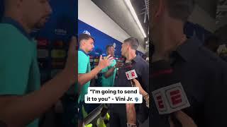 RESPETO entre Daniel Muñoz y Vinicius Jr.  (via @toquesports) #shorts | ESPN Deportes