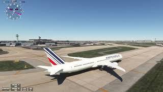 Air France flight from Chicago O'Hare (ORD) to Paris Charles DeGaulle CDG)