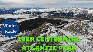 Colorado Centennial 13ers: Atlantic Peak via West Ridge Winter Trail Guide