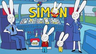 Simon and Gaspard travel by plane alone ️️ Simon | Cartoons for Children