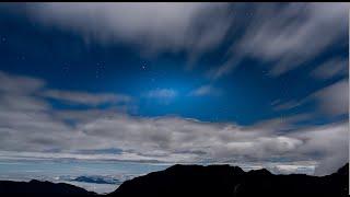 合歡山 松雪樓 星空 縮時