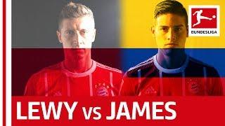 The Battle of the Bayern Superstars: James Rodriguez vs. Robert Lewandowski