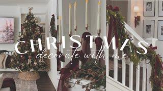 Christmas Decorate With Me 2024 || Decorating the Tree & Main Living Space