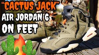 WORTH THE HYPE!? TRAVIS SCOTT CACTUS JACK AIR JORDAN 6 ON FEET REVIEW! EVERYTHING YOU NEED TO KNOW!