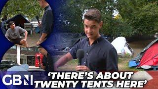 WATCH | Ben Leo visits homeless migrant encampment in London as £8bn taxpayer cost revealed