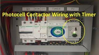 Wiring a Photocell and Timer for Automatic Lighting Control