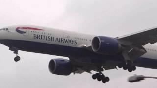 #RAeS150 - British Airways "G-RAES" B777-200ER Landing at Heathrow