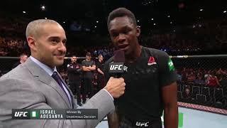 UFC 234: Исраэль Адесанья и Андерсон Силва - слова после боя