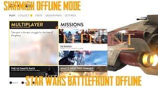 Star Wars Battlefront Skirmish Gameplay Offline Mode