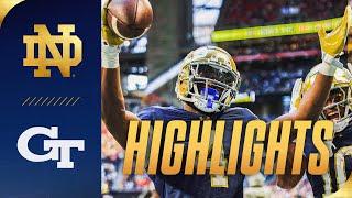 Highlights at Georgia Tech (2024) | Notre Dame Football