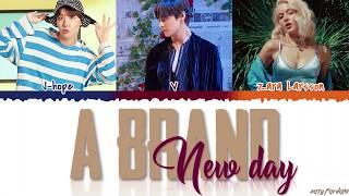 BTS (V & JHOPE) - 'A Brand New Day' ft. ZARA LARSSON Lyrics [Color Coded_Han_Rom_Eng]