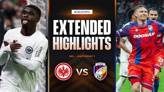 Eintracht Frankfurt vs. Viktoria Plzeň: Extended Highlights | UEL League Phase MD 1 | CBS Sports