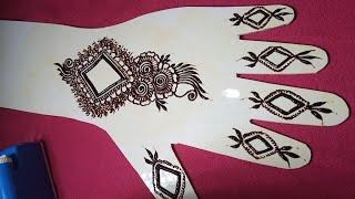 Simple Easy Mehndi Design - Mehndi Art by Hamna