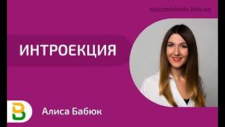 Интроекция. Лекция Алисы Чижикова, директора психологического центра "Восстановление"