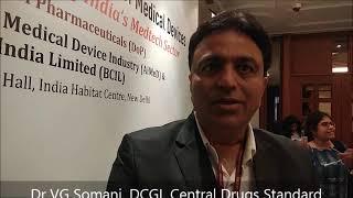 Dr VG Somani, DCGI, CDSCO