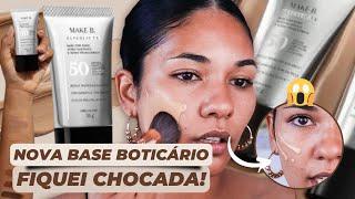 RESENHA Nova BASE MAKE B Glycolic TX O Boticário | vale a compra ?