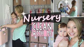 CLEAN WITH ME | Nursery Edition | Cleaning Motivation 2019 | Jessica Elle