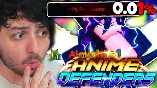 I Made Sung Jin Woo OVERPOWERED in Anime Defenders Roblox!