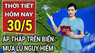 Dự báo thời tiết 30/5: Mưa lớn trên khắp cả nước, loạt tỉnh thành có nguy cơ lũ quét, sạt lở đất