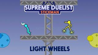 Supreme Duelist Stickman : LIGHT WHEELS New Weapon