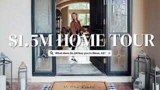 $1.5 Million Dollar Luxury Home Tour | Moving to Mesa, Arizona | Living in Mesa, Arizona