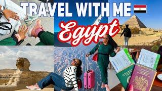 My First Trip To Egypt! ️ | Travel With Me, First Day In Egypt, Visiting The Famous Pyramids etc.