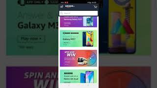 Samsung Galaxy M31 Quiz Contest Answers | Amazon Quiz 16 March 2020 | Findott