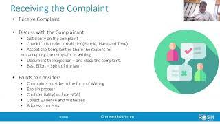 Complaint Redressal Mechanism in POSH