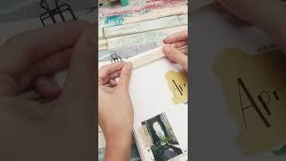 Memory keeping page in my bullet journal process | scrapbooking/ creative journaling #shorts