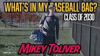 What's In My Baseball Bag? With Mikey Toliver Class Of 2030