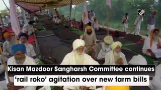 Kisan Mazdoor Sangharsh Committee continues ‘rail roko’ agitation over new farm bills