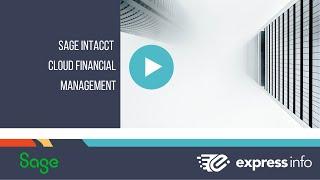 Sage Intacct Cloud Financial Management